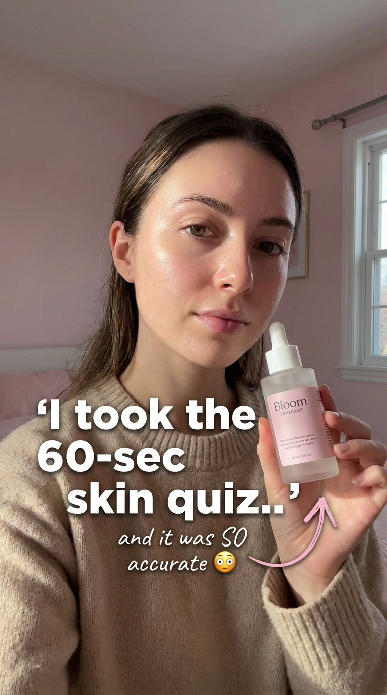Bloom Skincare TikTok ad