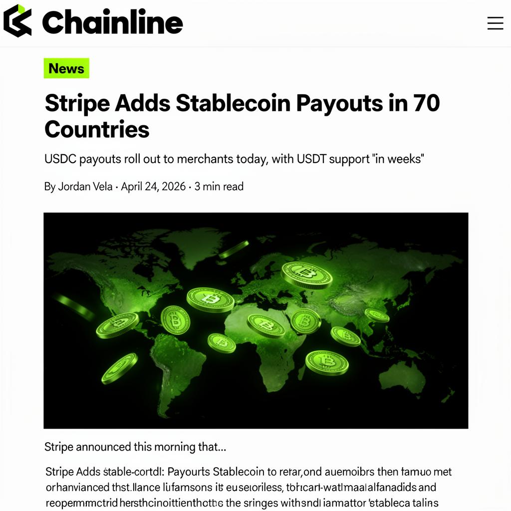 Chainline — Short-form news (Fintech)