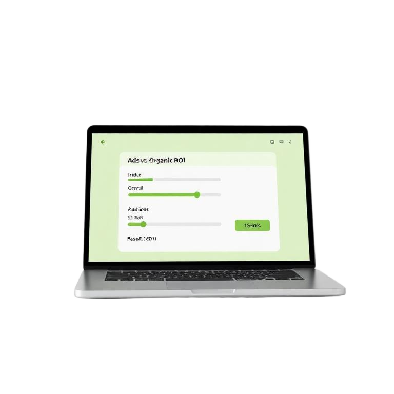 Halcyon — ROI Calculator: Ads vs. Organic