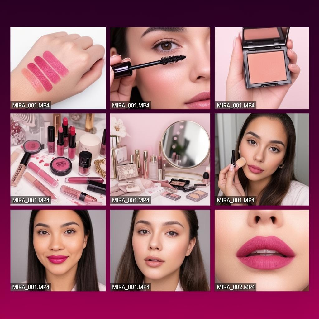 Mira Beauty — Raw capture x 12 creators