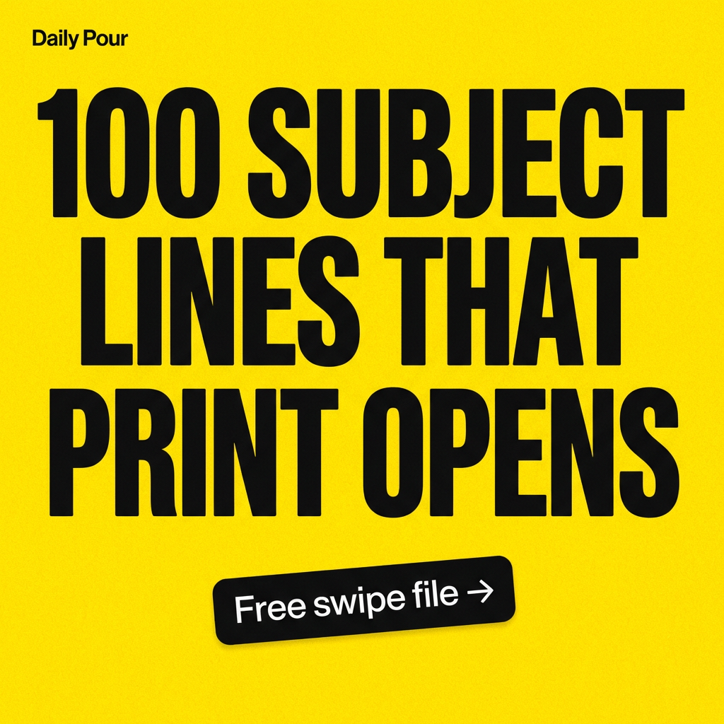 The Daily Pour Meta ad